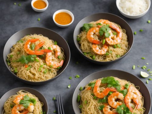 Prawn & Rice Noodle Stir-Fry