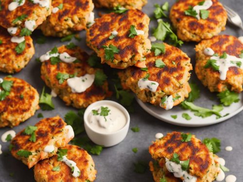 Prawn & Salmon Burgers with Spicy Mayo