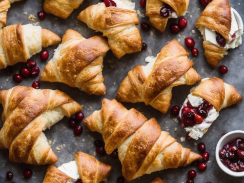 Prosciutto, Cranberry & Brie Croissants