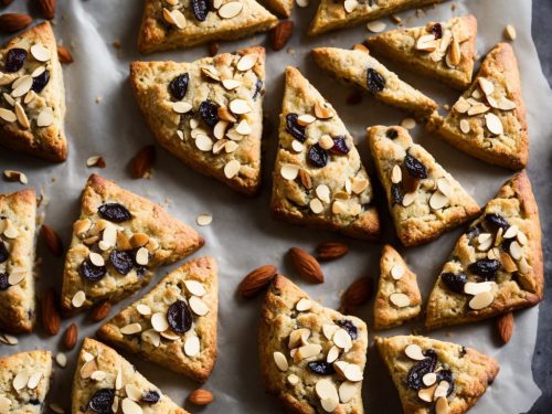 Prune & almond scones