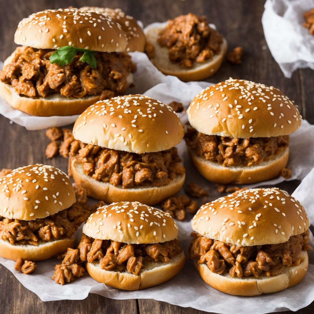 Pulled Chicken Sloppy Joes (Sloppy Chickens)