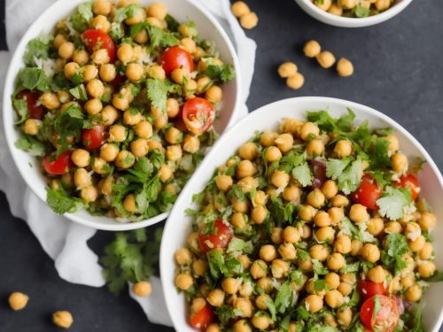 Punjabi-style chickpea salad