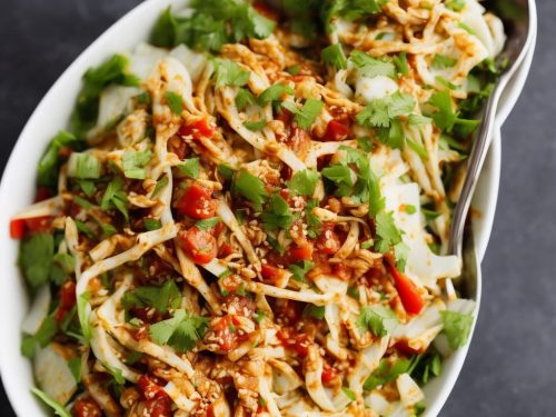 Quick and Easy Kimchi Salad