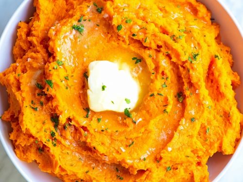 Quick and Easy Mashed Sweet Potatoes