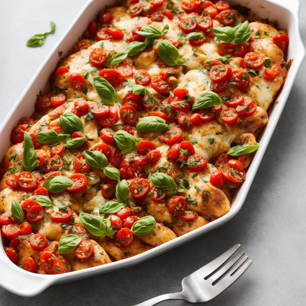 Quick Bruschetta Chicken Bake Recipe