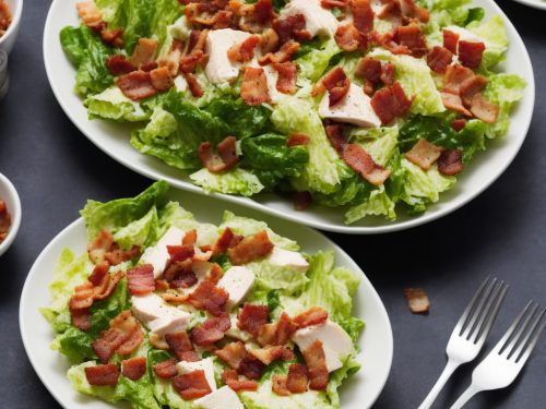 Quick Caesar Salad with Roast Chicken & Bacon