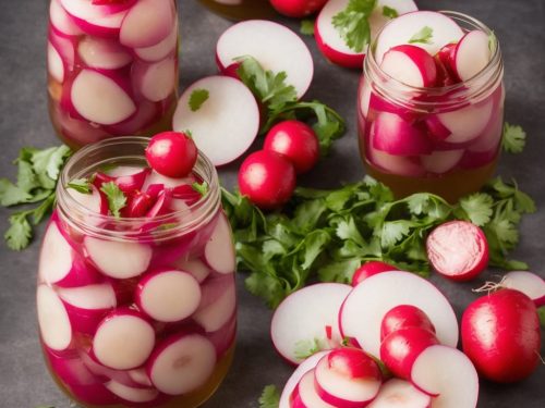 Quick Pickled Radishes