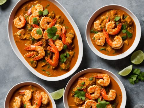 Quick Prawn, Coconut & Tomato Curry