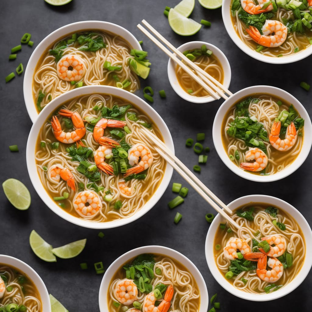 Quick Prawn Noodle Soup