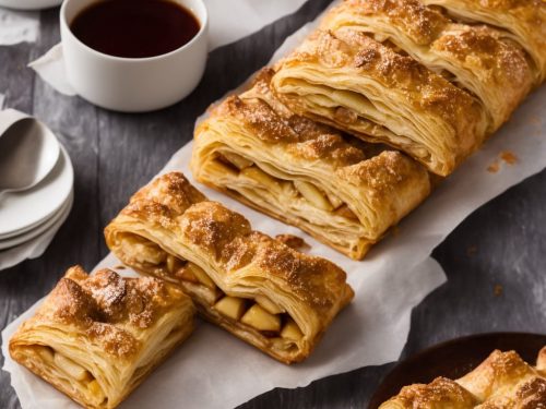 Quick Puff Pastry Apple Strudel Recipe