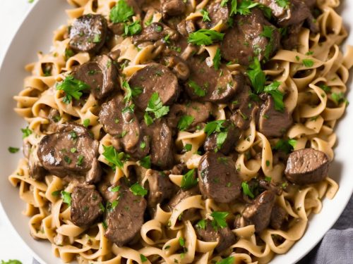 Quick Steak & Mushroom Stroganoff