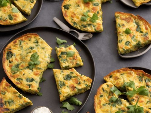 Quick Veg & Soft Cheese Frittata