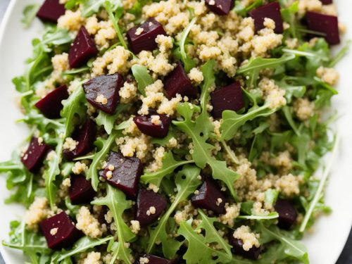 Quinoa, Beet, and Arugula Salad