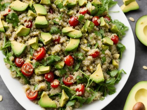 Quinoa Salad with Avocado Mayo