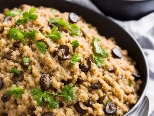 Quinoa with Mushrooms