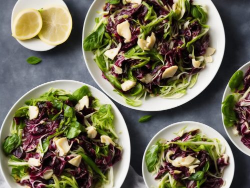 Radicchio & Puntarelle Salad with Anchovy Dressing