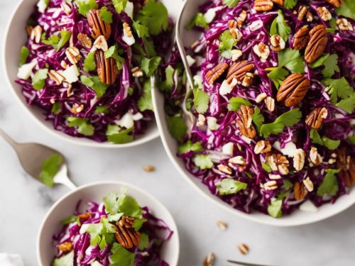 Rainbow Beet Slaw with Pecans & Maple Dressing