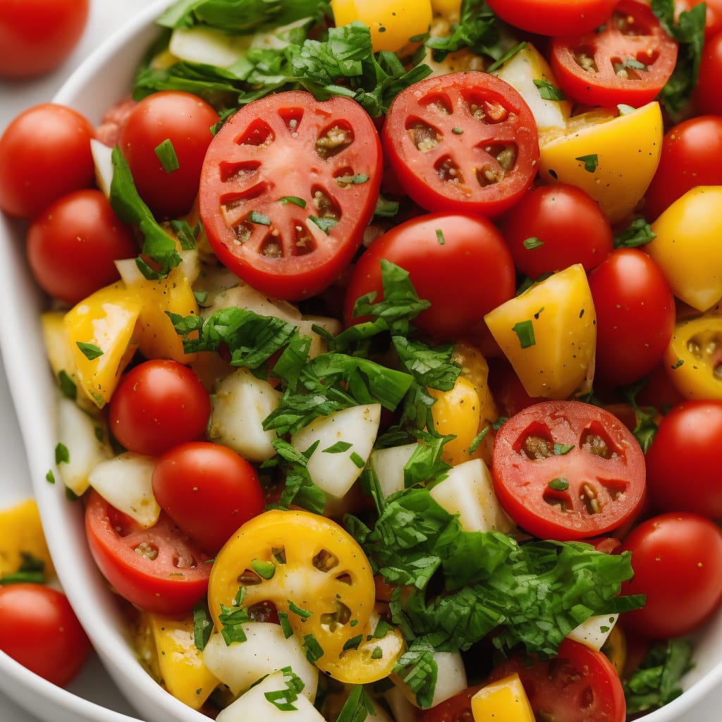 Rainbow Tomato Salad