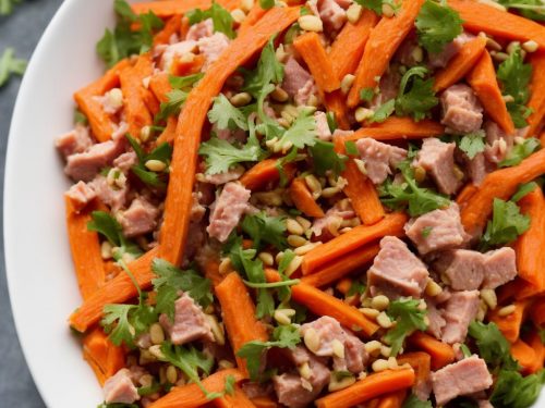 Rapid Rocket, Carrot & Ham Salad