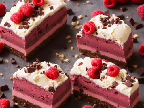 Raspberry & Dark Chocolate Cheat's Ice Cream Terrine