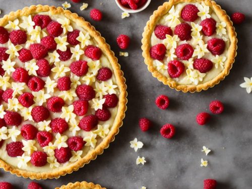 Raspberry, Lemon & Frangipane Tart