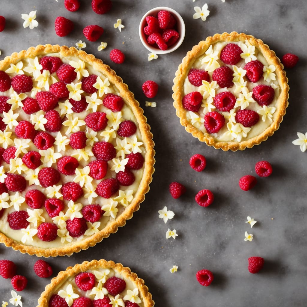 Raspberry, Lemon & Frangipane Tart