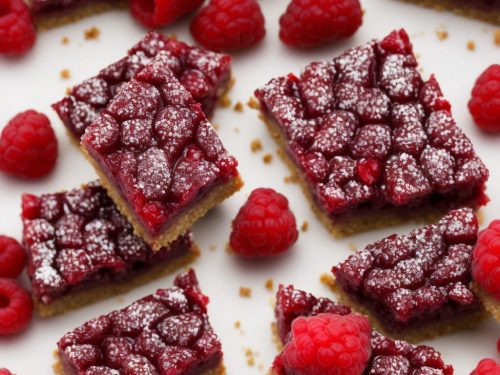 Raspberry Linzer Slice