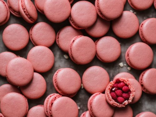 Raspberry Macarons