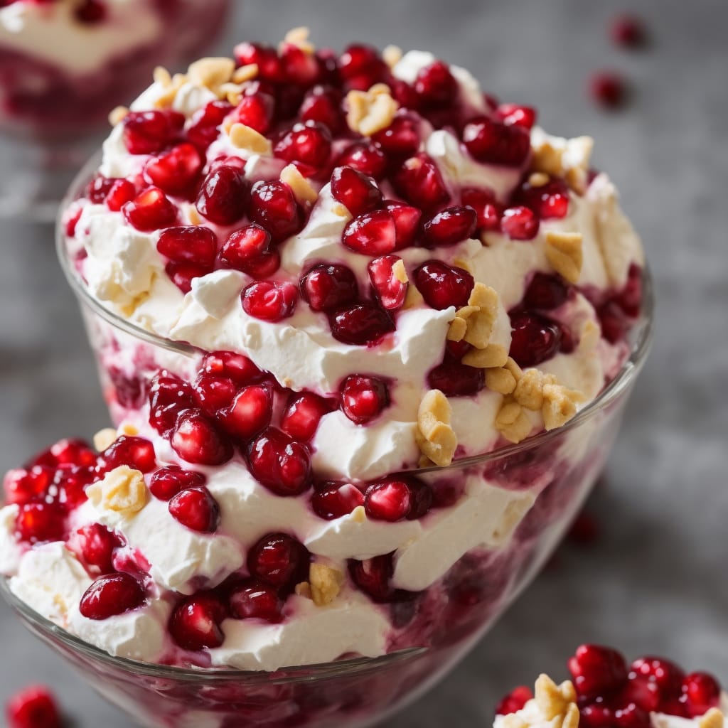 Raspberry, Pomegranate & Rose Eton Mess