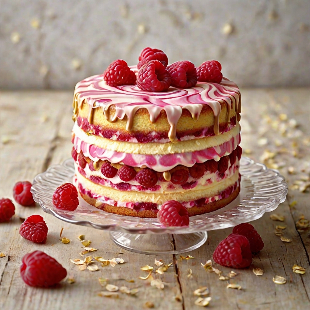 Raspberry Ripple Cake