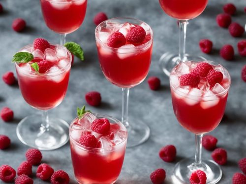 Raspberry & Rose Spritzers