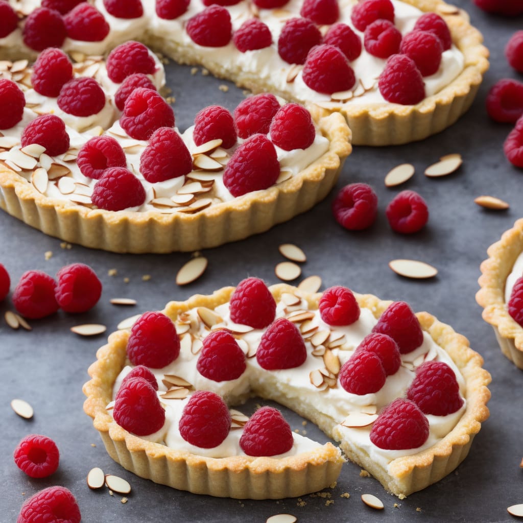 Raspberry Tart with Almond Pastry