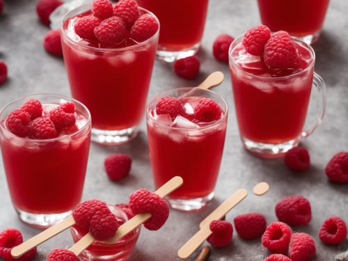 Raspberry Tea Ice Lollies