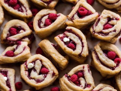 Raspberry & White Chocolate Rugelach