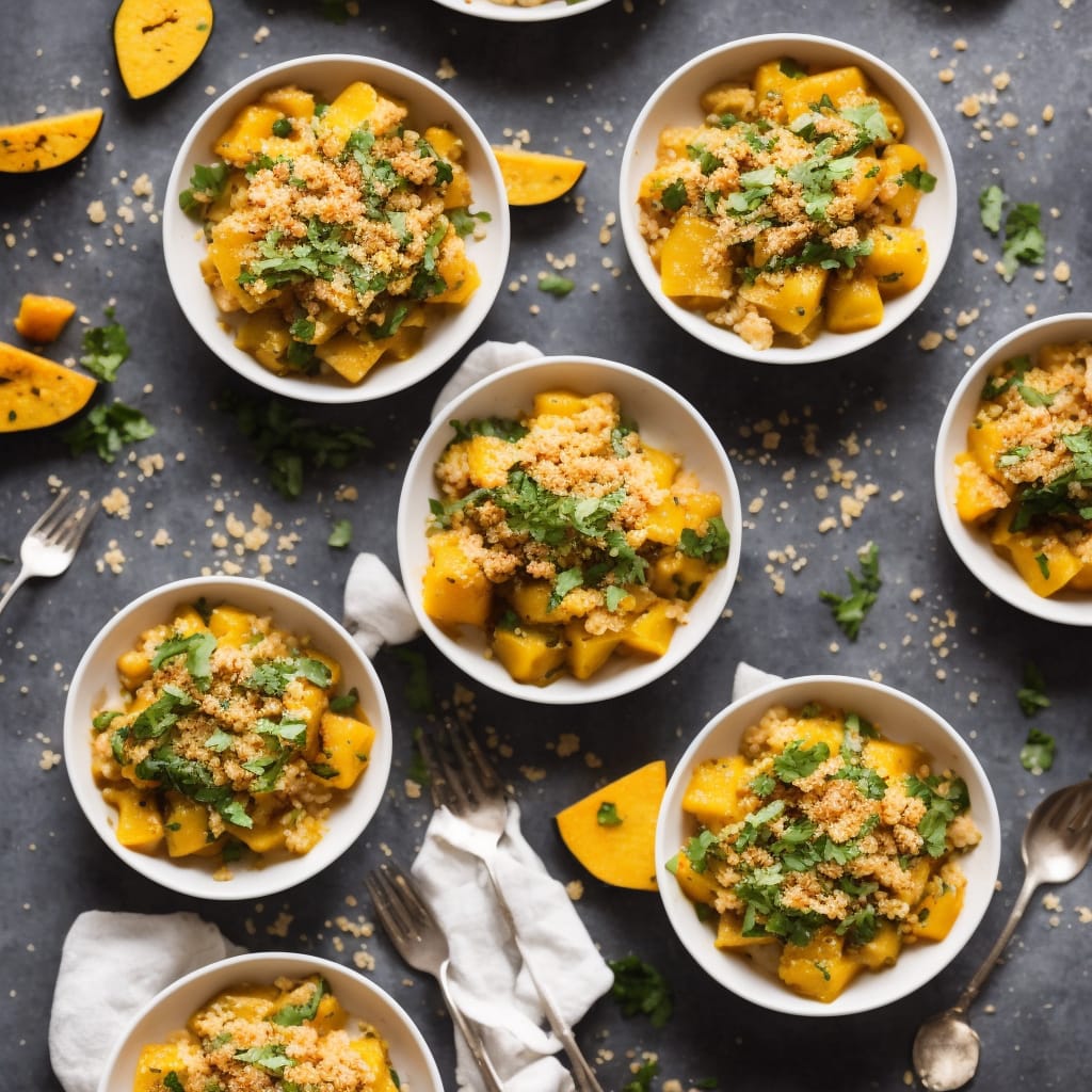 Ravioli with Squash & Crunchy Crumbs