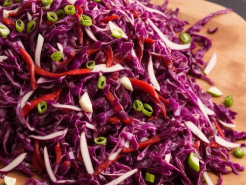 Red Cabbage & Pickled Chilli Slaw