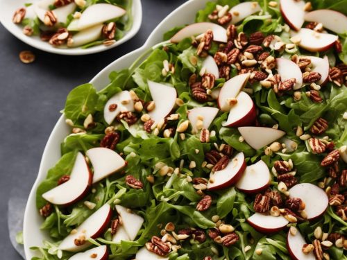 Red Chicory, Pear & Hazelnut Salad