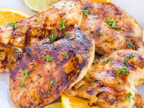 Red Citrus Chicken