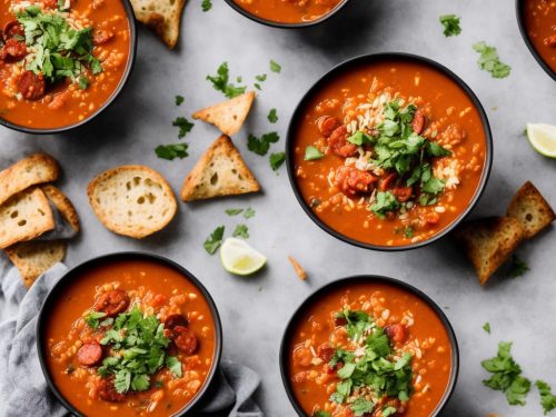 Red Lentil & Chorizo Soup