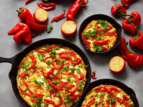 Red Pepper & Potato Omelette