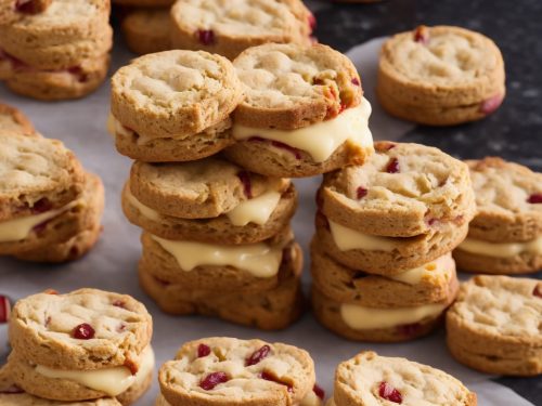 Rhubarb & Custard Sandwich Biscuits