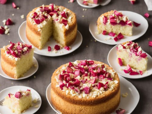 Rhubarb & Elderflower Cake