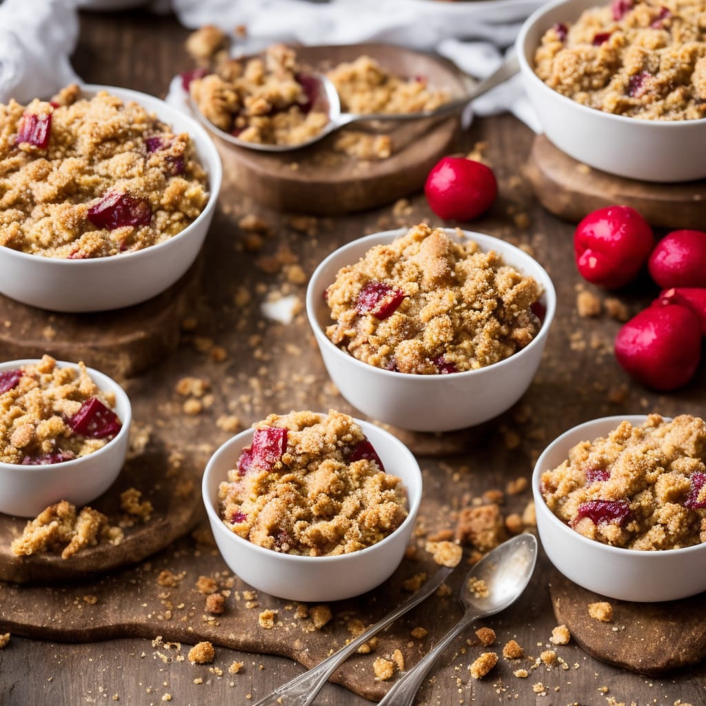 Rhubarb & Ginger Crumble