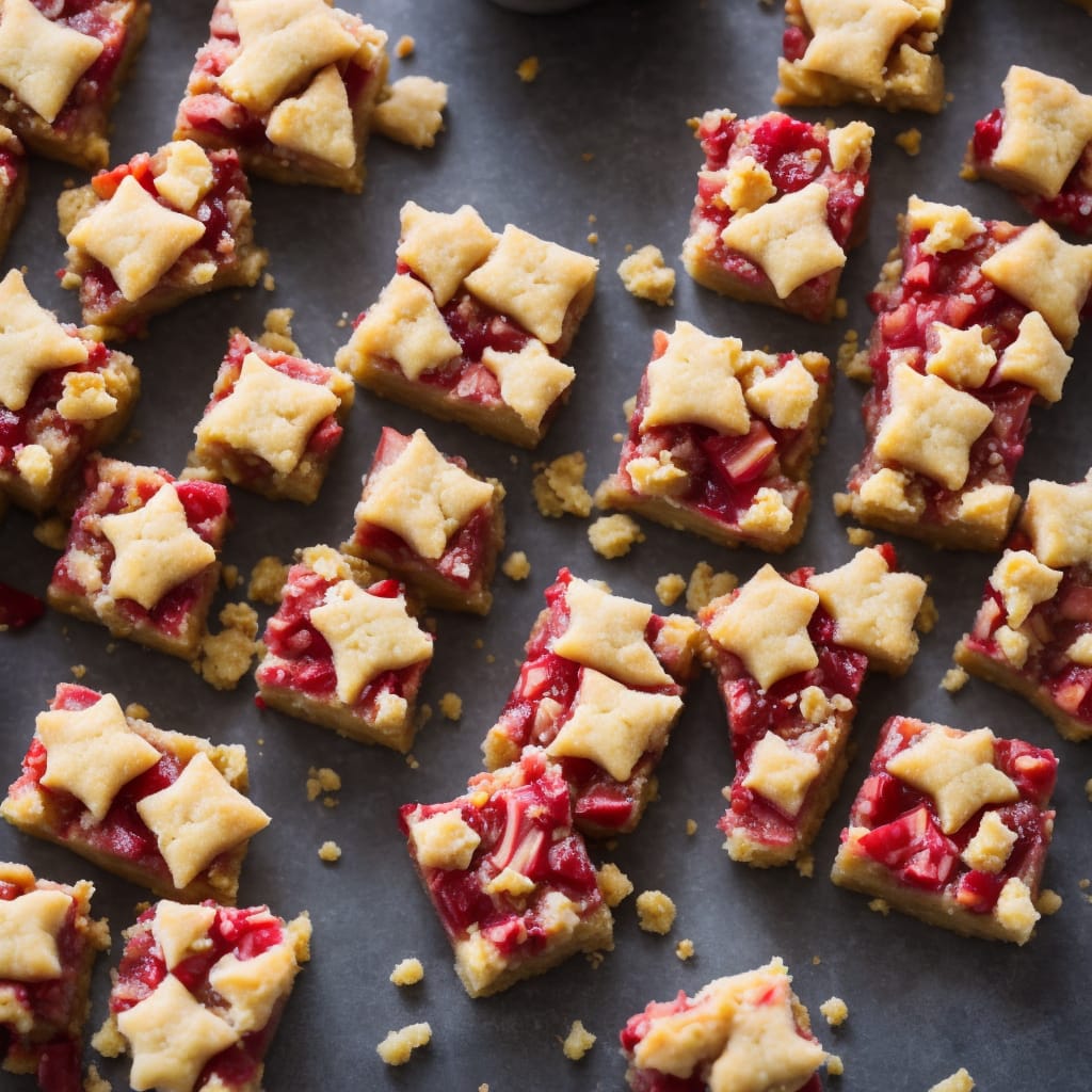 Rhubarb Shortbread Bars