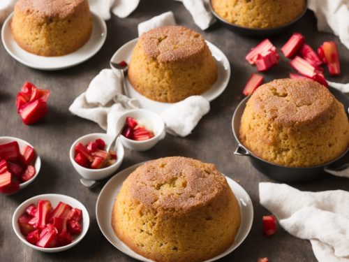 Rhubarb Steamed Pudding