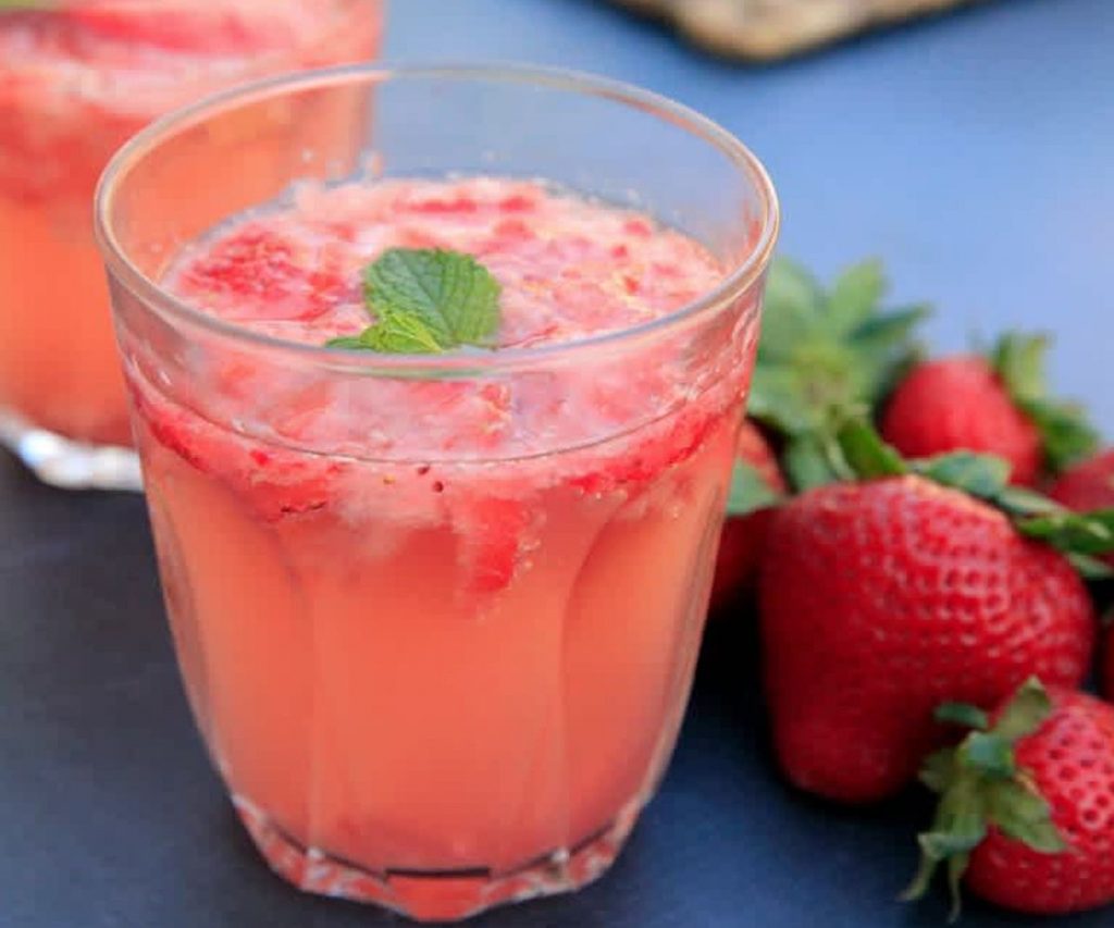 Rhubarb & Strawberry Vodka