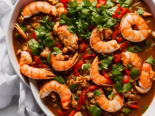 Rich Paprika Seafood Bowl