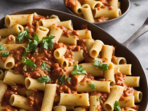 Rigatoni al Segreto (Rigatoni with Secret Sauce)