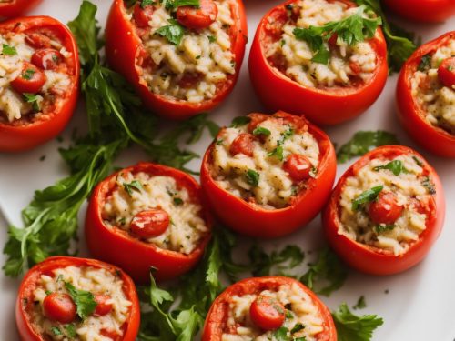 Risotto-stuffed tomatoes