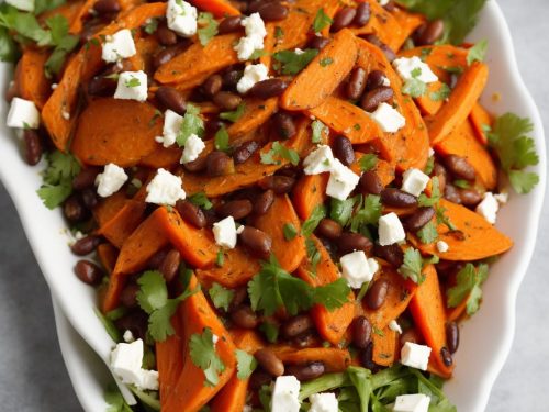 Roast Carrot & Bean Salad with Feta